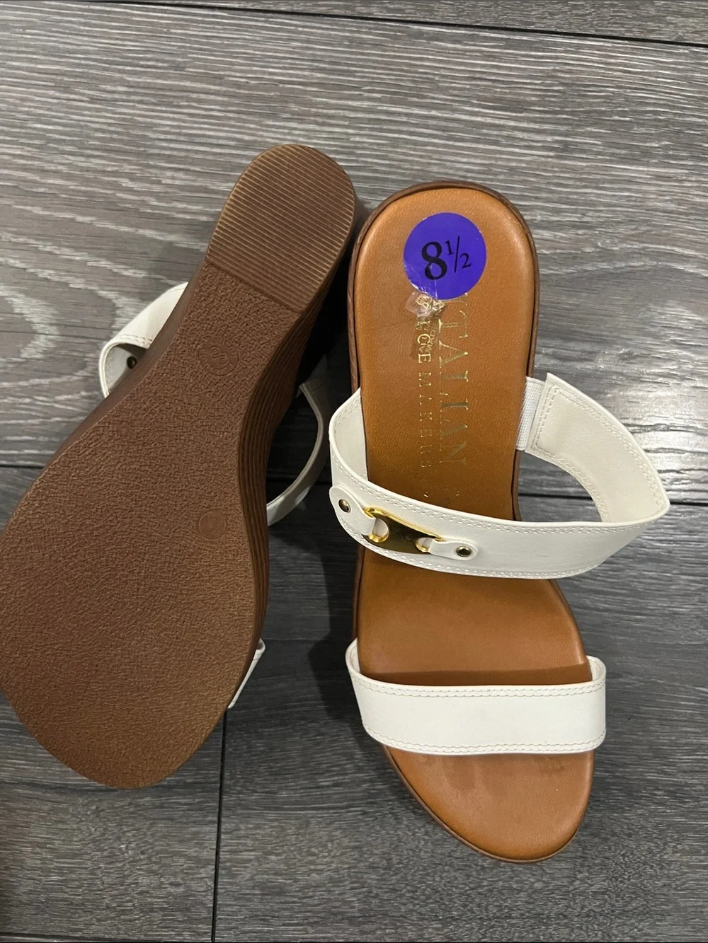 Italian Shoemakers white leather